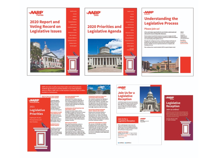 Legislative Priorities Materials by AARP Brand Creative Services