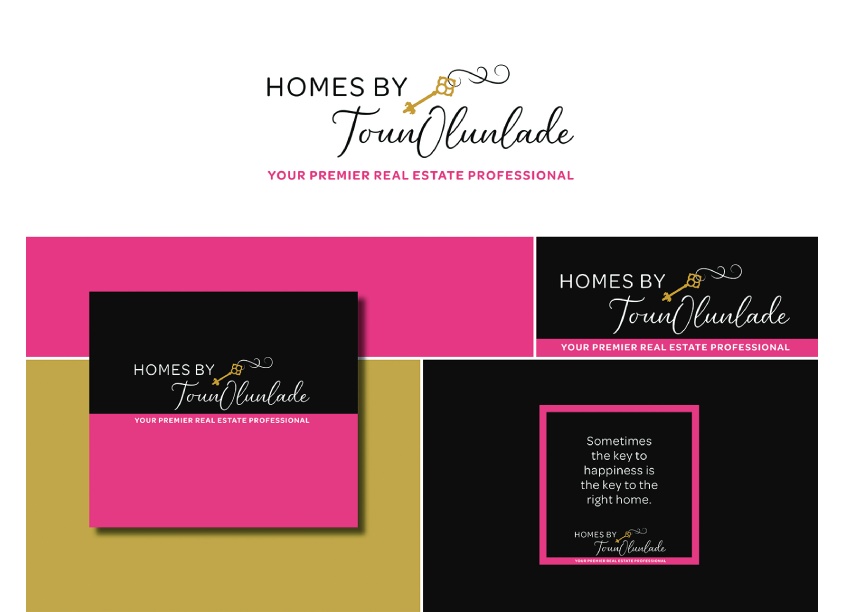 Homes by Toun Olunlade Logo by Uncommon Design, LLC