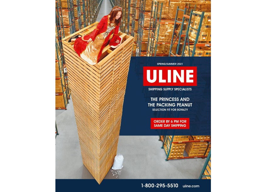 Uline Creative Department Princess and the Packing Peanut Catalog