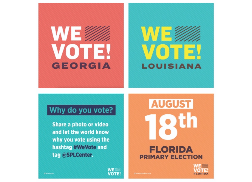 Southern Poverty Law Center We Vote Social Media Campaign