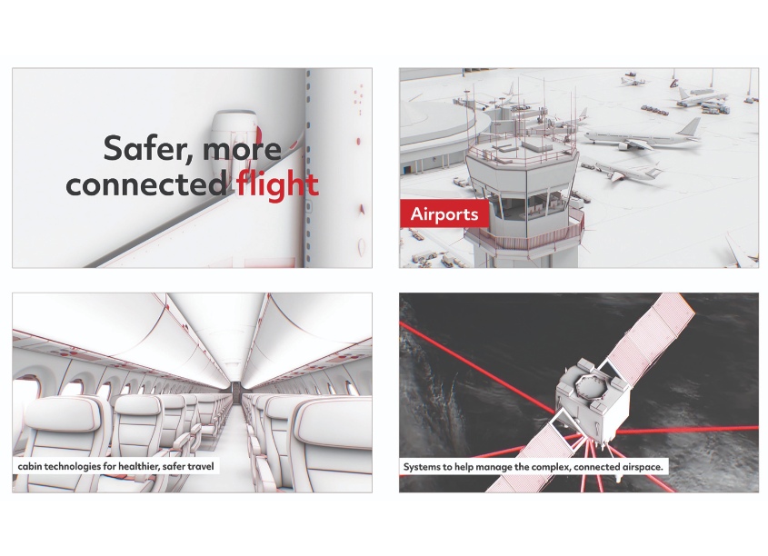 Raytheon Technologies Enterprise Creative Services Safer More Connected Flight Video