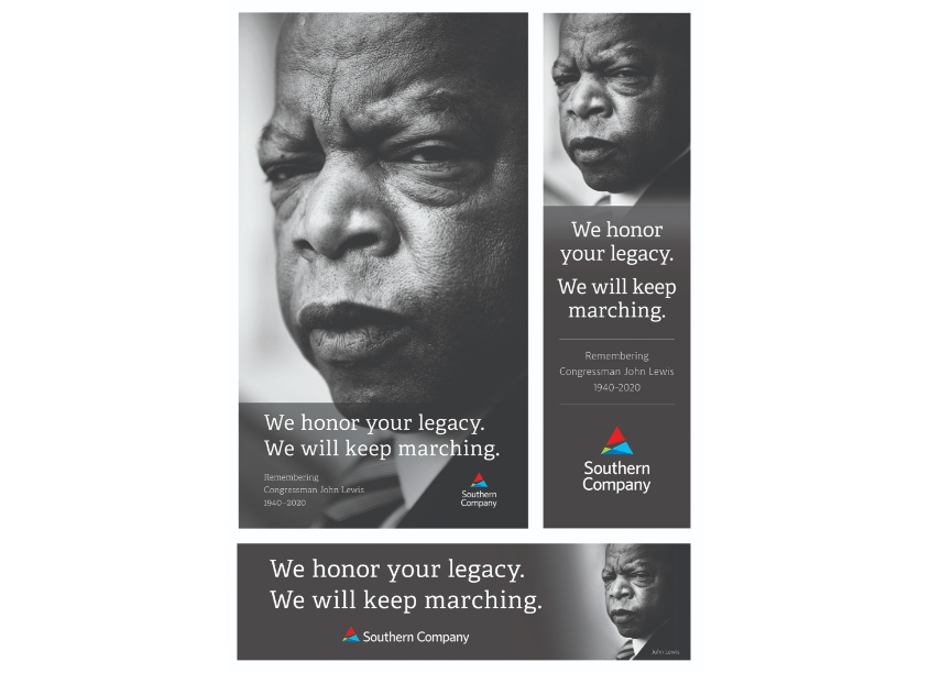 2020 John Lewis Tribute Advertisement by Southern Company