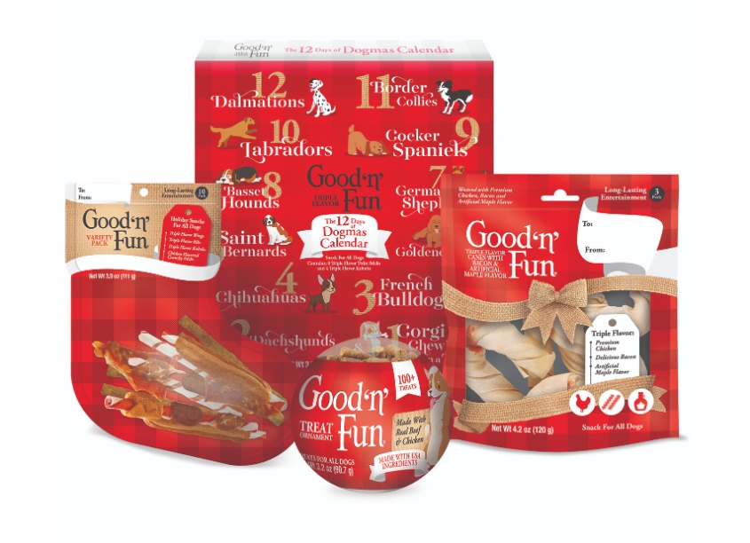 Spectrum Brands Communications/Creative Team Good 'n' Fun® Holiday Chews & Treats for Dogs