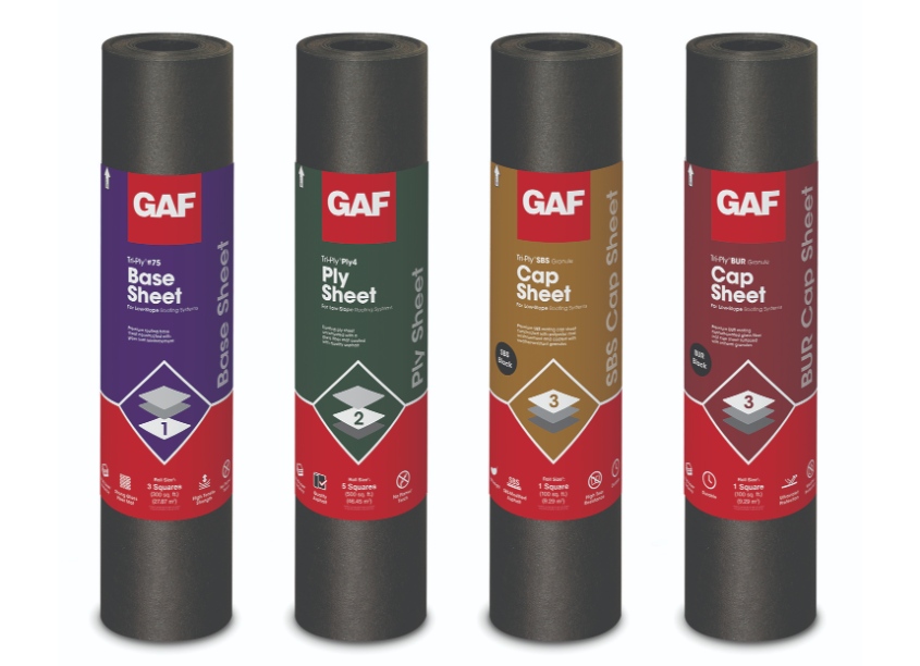 GAF Creative Services Try-Ply Packaging Rebrand