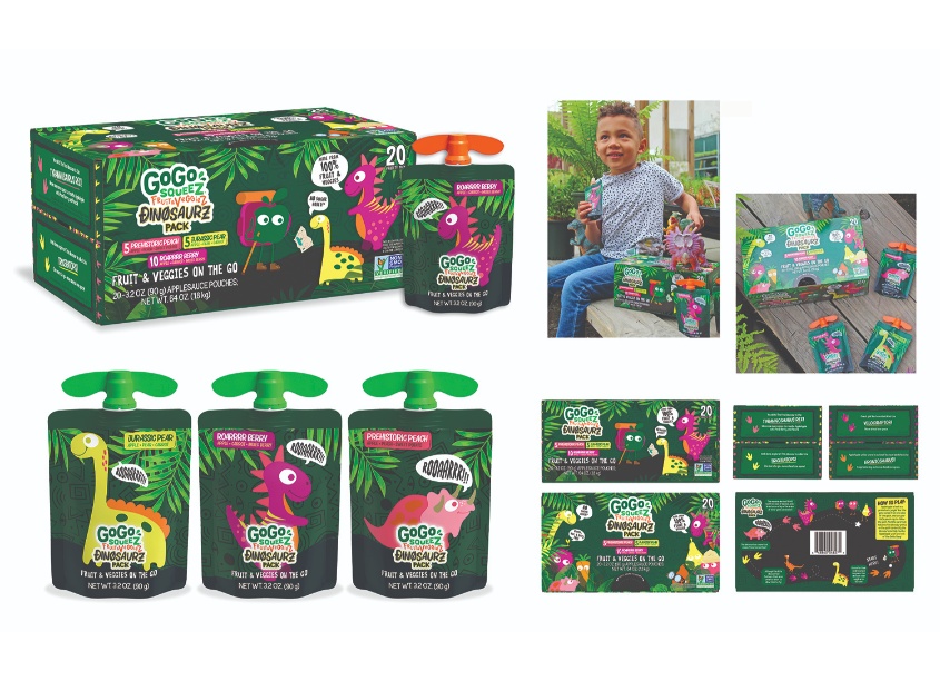 Materne North America - GoGo squeeZ Marketing Department GoGo squeeZ® Limited Edition Dinosaur Pack