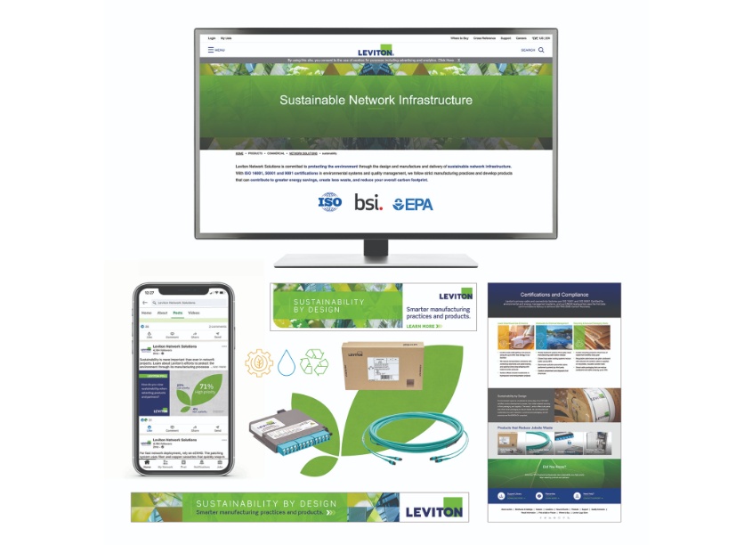 Leviton Network Solutions Inhouse Design Group Sustainability By Design Campaign