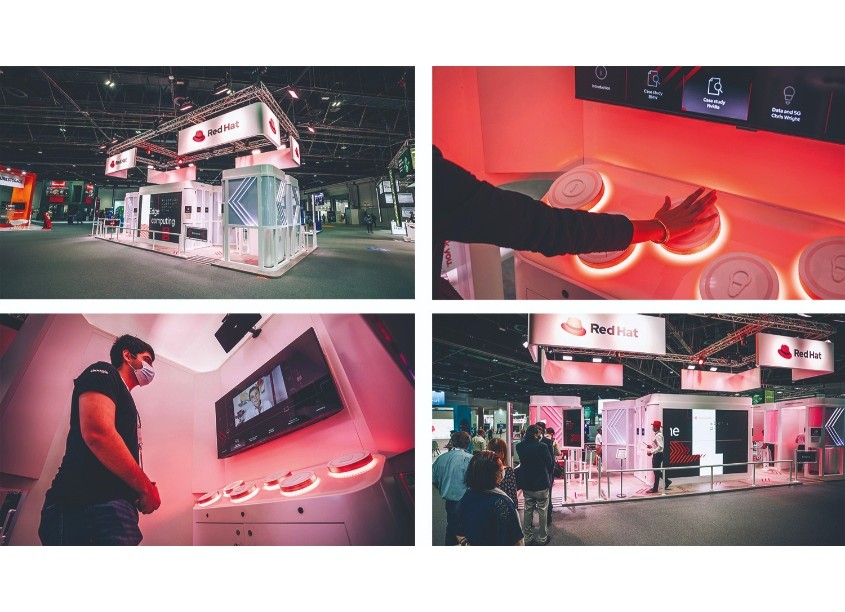 Red Hat GITEX Touchless Booth Experience