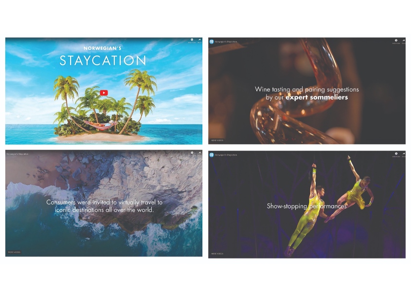 Staycation Digital Campaign by Norwegian Cruise Line Inhouse Agency