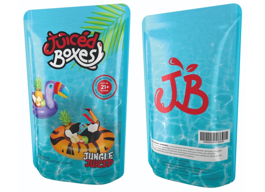 Jungle Juiced Beverage Pouches by ProAmpac's Design And Sample Lab (DASL)