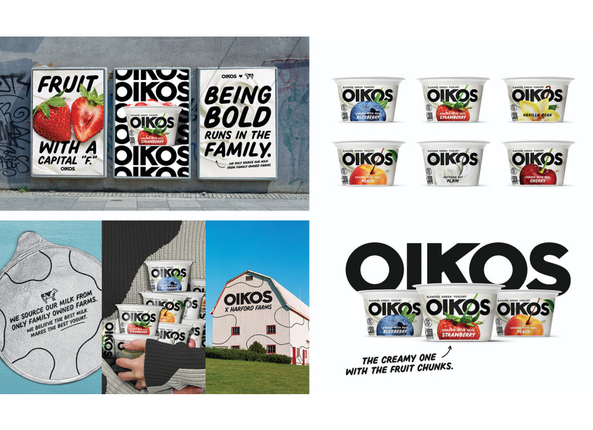 Oikos Brand Design Relaunch by Beardwood&Co and Danone Brand Design