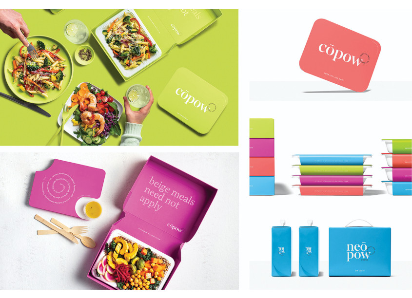 Copow Meal Delivery Branding and Packaging by Design Womb