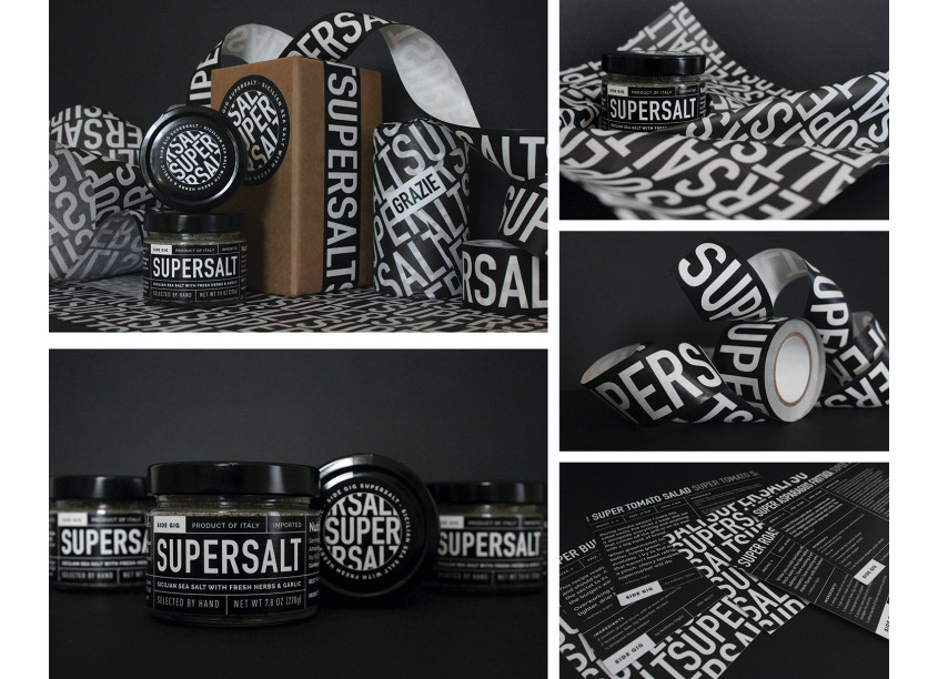 Side Gig SuperSalt Packaging by Level Group