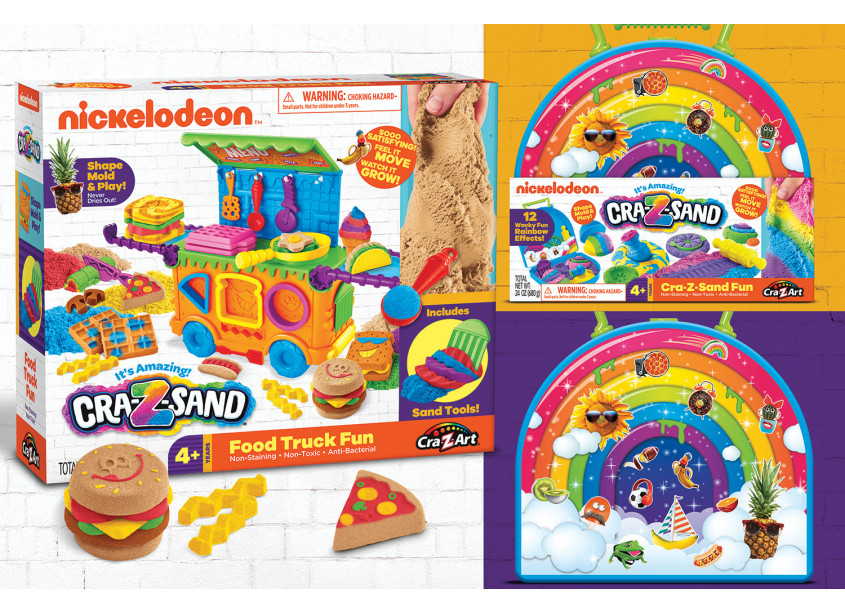 Nickelodeon CraZSand Rainbow Case and Food Truck by One Flight Up Design & Innovation