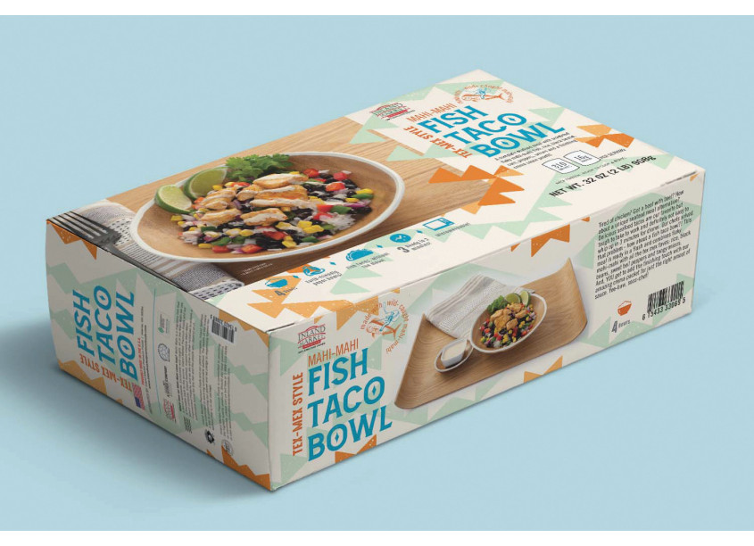 id8 Tex-Mex Fish Taco Bowl Packaging