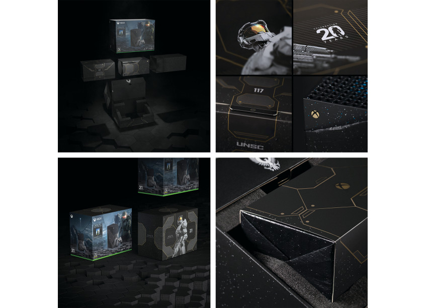 Xbox Series X Halo Infinite LE Package by Ten Gun Design