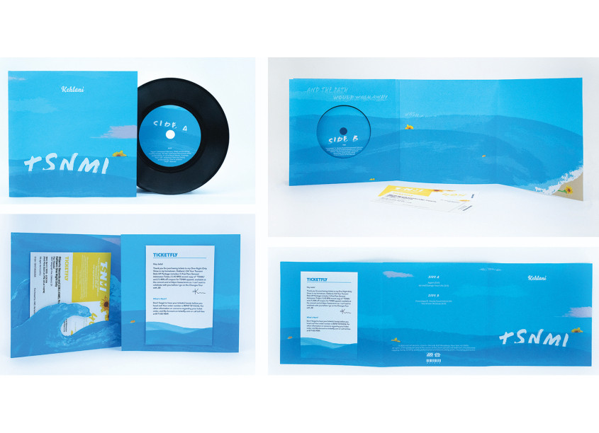Tsunami Album Package by Auburn University Graphic Design