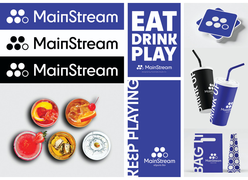 MainStream eSports Bar Branding and Identity by Paramedia Studio