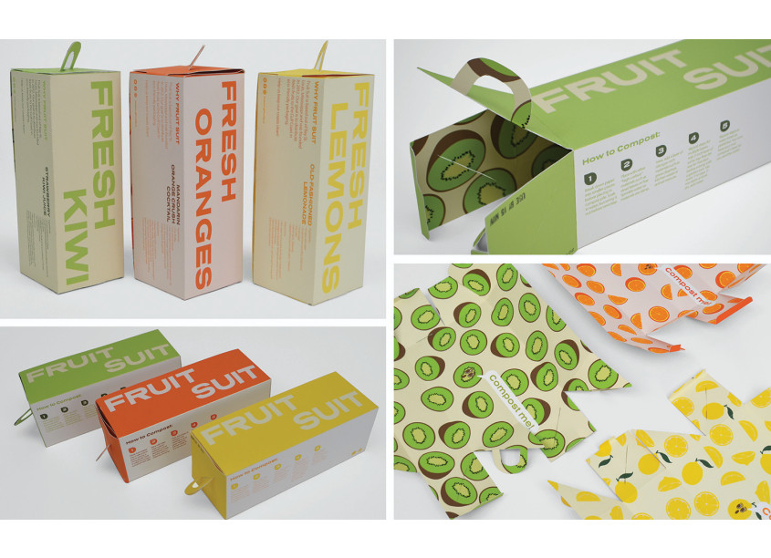 Auburn University Graphic Design Fruit Suit Package Design