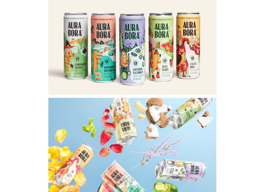 Aura Bora Packaging by Moxie Sozo