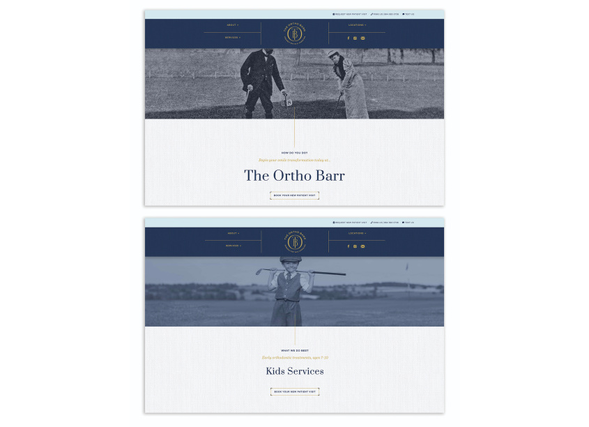 The Ortho Barr Website by Test Monki